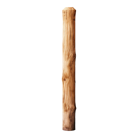 Wooden pole